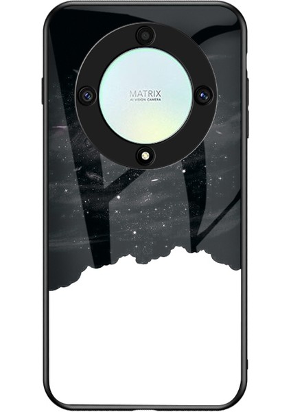 Honor X9A Yıldızlı Desen Havalı Cam Cep Telefonu Kılıfları (Yurt Dışından)