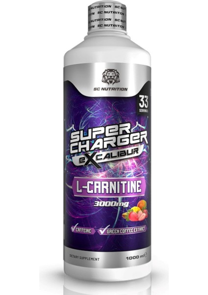 L-Carnitine Excalibur 3000 Mg 1 Litre Mango&Çilek