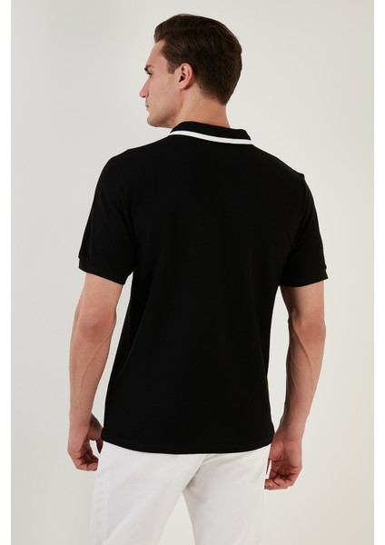 Pamuk Regular Fit Düğmeli Polo T Shirt Erkek Polo T Shirt 59023861