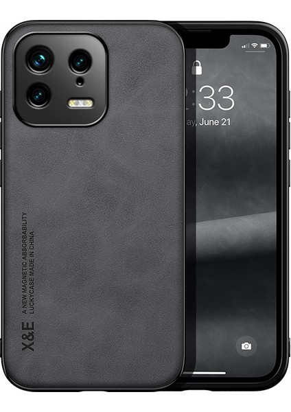 Xiaomi 13 Lite Cilt Hissi Manyetik Emme Cep Telefonu Kılıfları (Yurt Dışından)