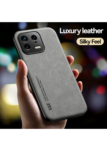 Xiaomi 13 Lite Cilt Hissi Manyetik Emme Cep Telefonu Kılıfları (Yurt Dışından) fiyatları