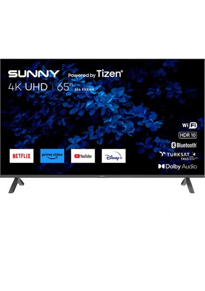 SN65FMN503 65" 165 Ekran Dahili Uydu Alıcılı 4K Ultra HD Smart LED TV