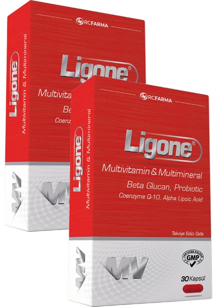 Ligone Beta Glucan 30 Kapsül 2x yeni ambalaj