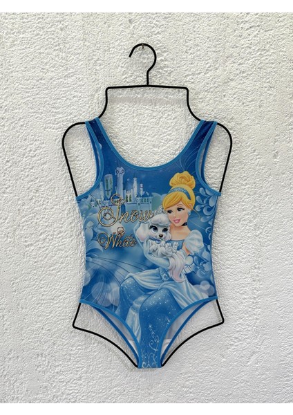 Kız Bebek-Çocuk Mayosu Snow White Baskılı