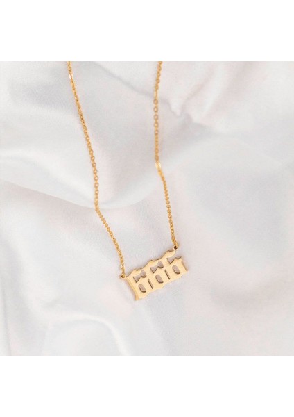 925 Ayar Gümüş 666 Melek Rakamı Kolye fiyatları