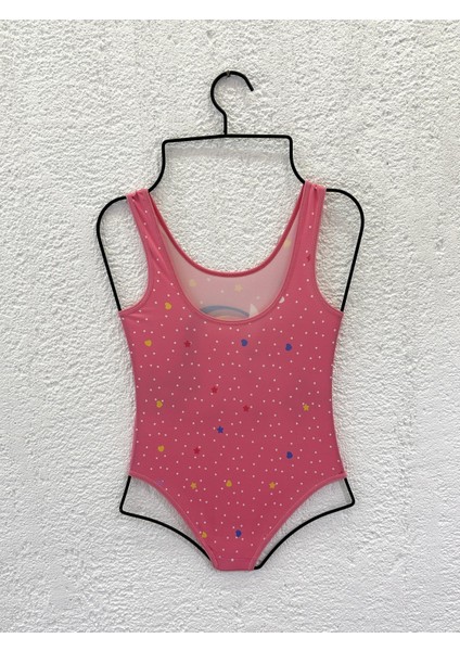 Kız Çocuk Unicorns Are Real Baskılı Pembe Mayo modelleri