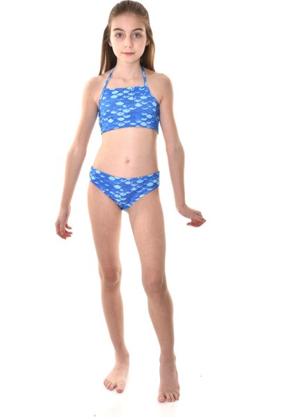 Deniz Kızı Model Kostüm ve Mayo / Üçlü Set