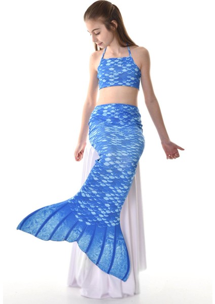 Deniz Kızı Model Kostüm ve Mayo / Üçlü Set fırsatları