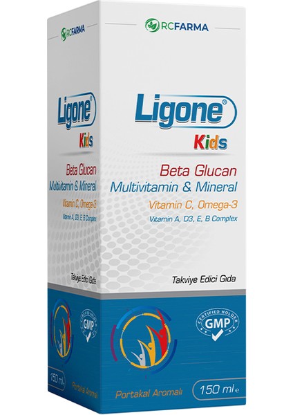 Ligone Kids Multivitamin Şurup 150 ml yeni ambalaj