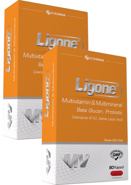 Ligone Beta Glucan 60 Kapsül 2x yeni ambalaj