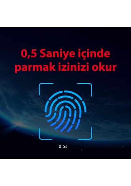 Dm FD069 Parmak Izi Okuyuculu Şifreli USB 3.0 128GB Flash Bellek