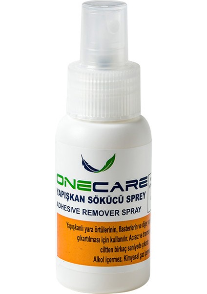 2 Adet One Care Yapışkan Sökücü Sprey 50 ml (Flaster Sökücü)