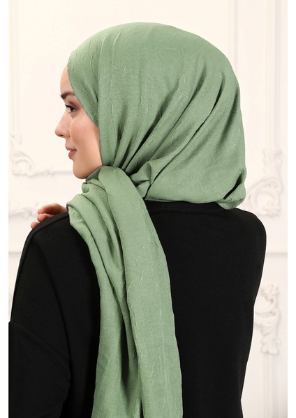 Cloudy Pamuk Şal Mint Yeşili
