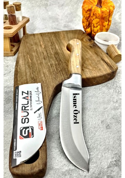 Isme Özel Mutfak Kurban Bıçağı Yüzme Bıçak 24 Cm.