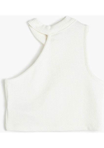 Crop Üst Tek Omuz Kolsuz Fitilli fiyatları