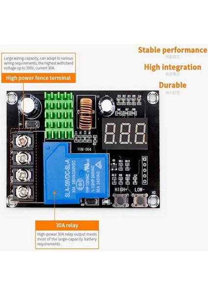 VHM-004 6-60V Lityum Pil - Akü Şarj Kontrol Devresi