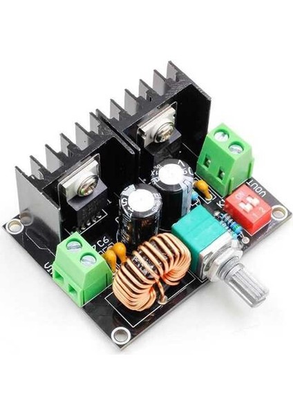 VHM-141 5A Voltaj Düşürücü Regülatör Kartı 200W 8A XL4016 Pwm Ayarlı 4-40V Giriş 1.25V-36V Çıkış