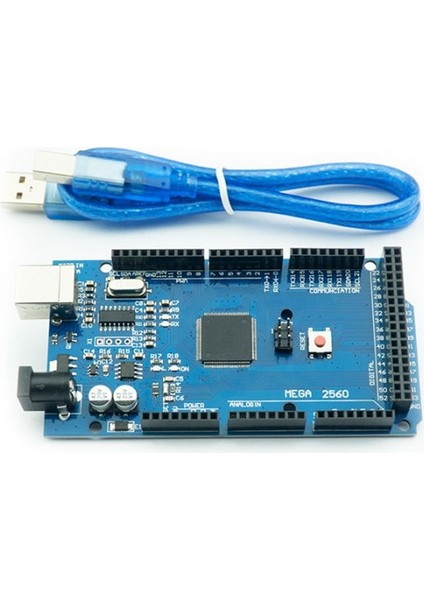 Arduino MEGA2560 R3 Klon - USB Kablo Hediyeli - (Usb Chip CH340)