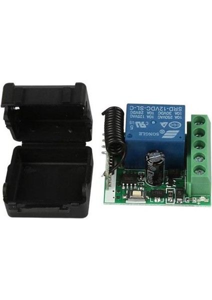 12V 10A 433 Mhz 1 Kanallı Kablosuz Rf Alıcı Röle Modül Kutulu
