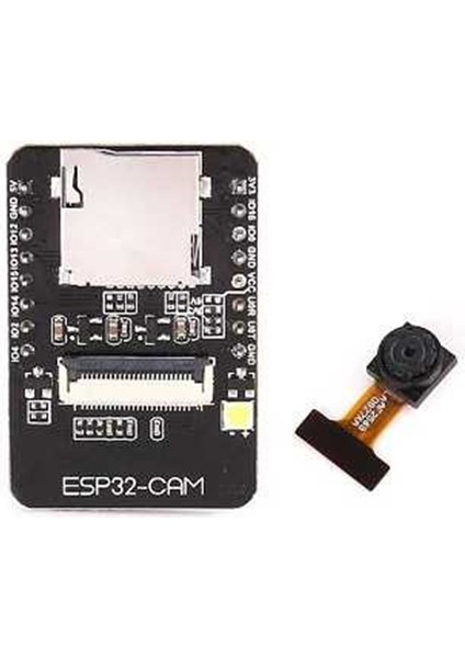 ​ESP32‐CAM Wifi Bluetooth Geliştirme Kartı + OV2640 Kamera Modülü