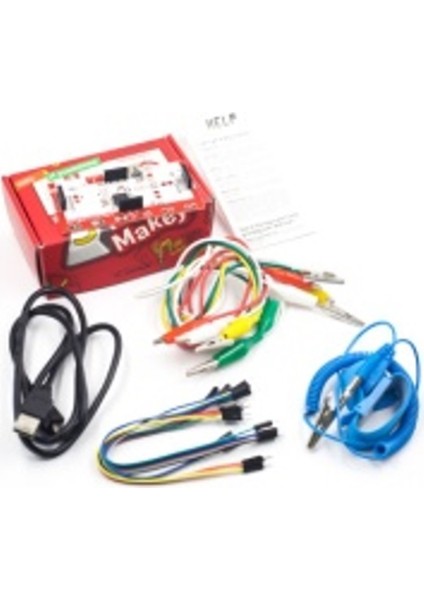 Robotlink Set + USB Kablo + Dupont Kablo + Krokodil Kablo Kıskacı + Talimat + Kırmızı Kutu