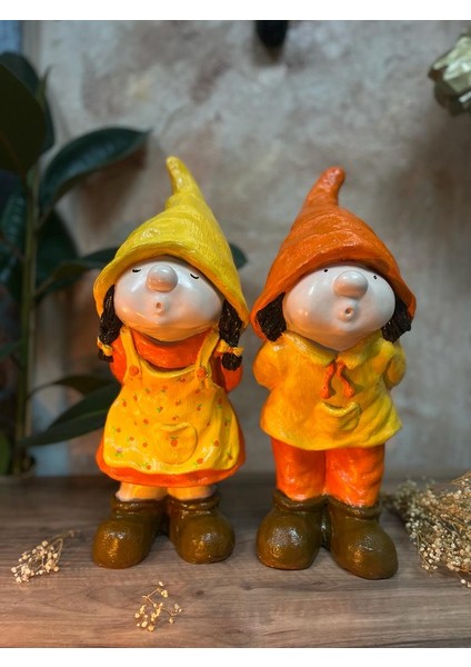 2'li Cüce Bahçe Heykeli Dekorasyon fiyatları