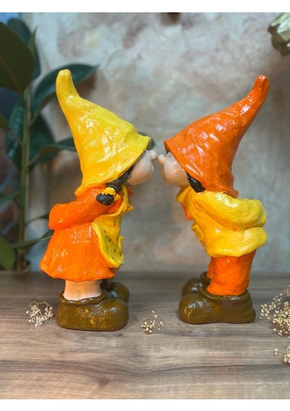 2'li Cüce Bahçe Heykeli Dekorasyon modelleri