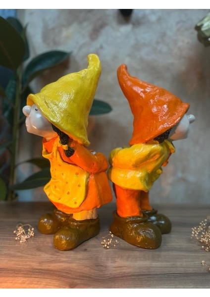 2'li Cüce Bahçe Heykeli Dekorasyon indirimleri