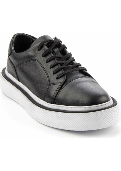 Siyah Leather Erkek Sneaker E01811220103