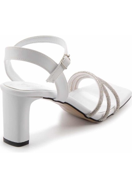 Beyaz Kadın Abiye Ayakkabı K05215810109 fırsatları