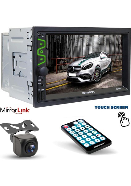 Double Teyp 7 4X55W Mirrorlink Bt/usb/sd/fm/aux Kameralı Jameson JS-655