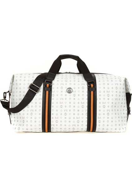 Monogram Beyaz Unisex Seyahat Çantası RH25 Duffle-Mn fırsatları