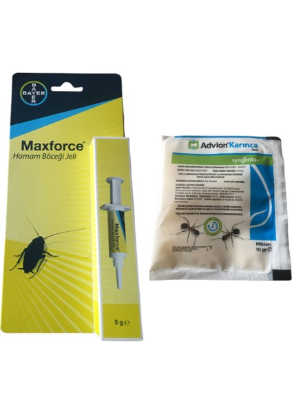 Maxforce Hamamböceği Jeli / Advion Karınca Yemi
