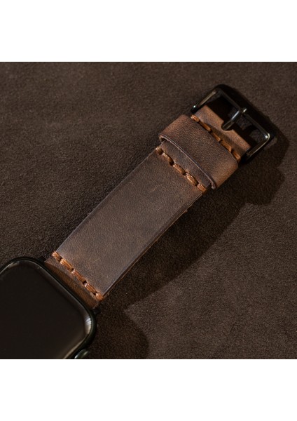 Apple Watch Deri Kordon Saat Kayışı 38/40/41 mm - Hakiki Deri / El Yapımı fiyatları