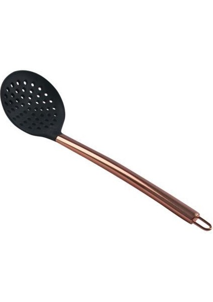 Siyah Bakır Metal Silikon Kevgir 34CM