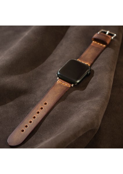Apple Watch Deri Kordon 42/44/45 mm mm - Hakiki Deri / El Yapımı fiyatları
