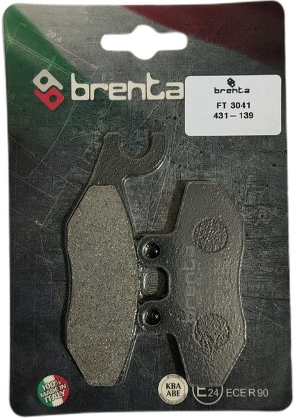 Pıaggıo x Evo 250 Ön Fren Balata Brenta