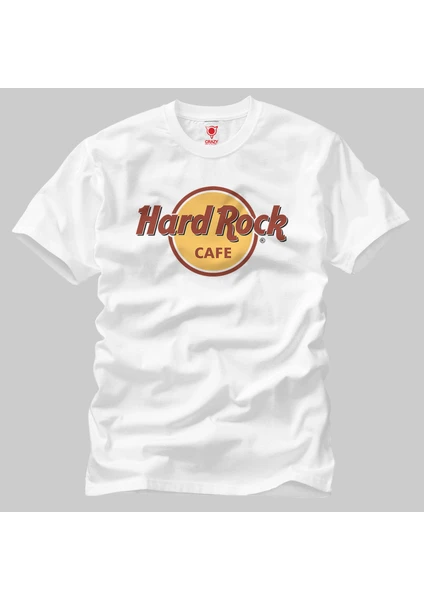 Built By Crazy Hard Rock Logo  Tişört