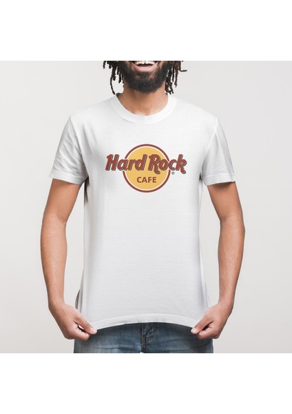 Built By Crazy Hard Rock Logo  Tişört