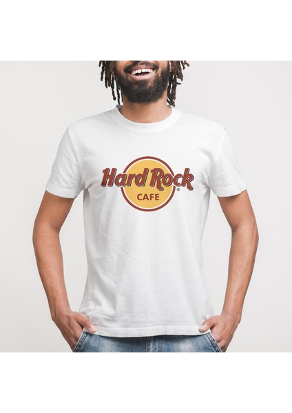 Built By Crazy Hard Rock Logo  Tişört