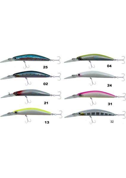 Deep Minnow 95MM 13GR Suni Yem