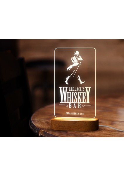 Kişiye Özel Bar Tasarımlı LED Lamba, Gece Lambası, Ev Dekorasyonu, Işıklı Pleksi Biblo-22