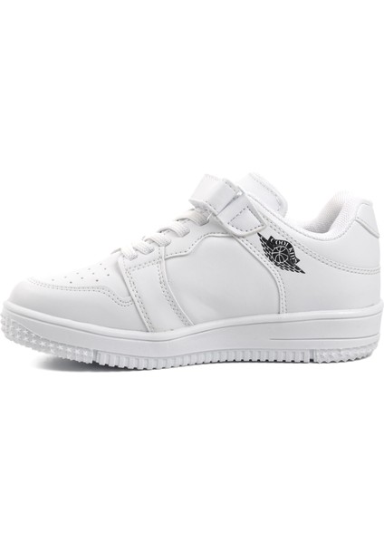 Haykat Kısa-F Beyaz Cırtlı Çocuk Sneaker