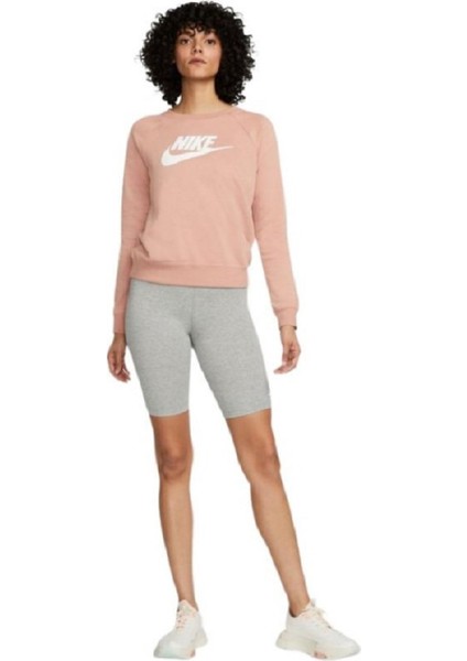 Kadın Sweatshirt Nike Nsw Essntl Polar Gx Crew Kirli Pembe BV4112 609 fiyatları