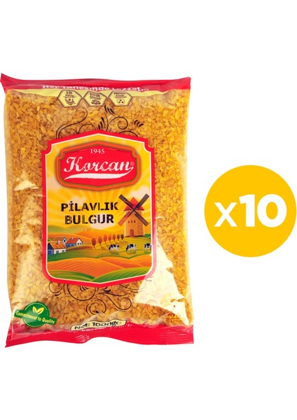 Pilavlık Bulgur 1 kg x 10 Adet (10 Kg)