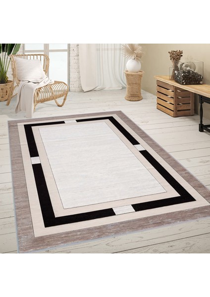 Dijital Baskı Yıkanabilir Kaymaz Taban Salon Halısı RVG0624
