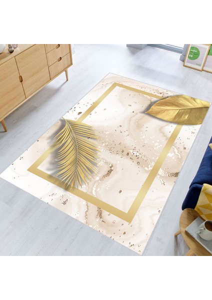 Dijital Baskı Yıkanabilir Kaymaz Taban Salon Halısı RVG0650
