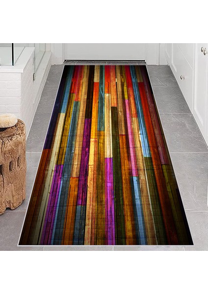 Dijital Baskı Yıkanabilir Kaymaz Taban Salon Halısı RVG0649