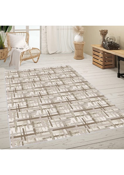 Dijital Baskı Yıkanabilir Kaymaz Taban Salon Halısı RVG0657