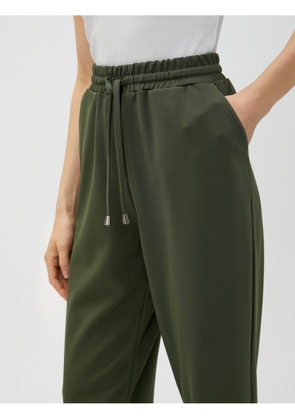Jogger Rahat Pantolon Cepli Beli Bağlamalı